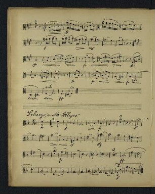 Scherzo, molto Allegro.