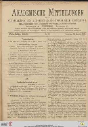 Nr. 12 (21. Januar 1899)