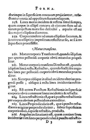 Motus transiens.
