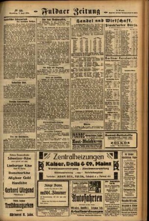 Zweite Ausgabe vom Samstag, den 07. Juni 1924.