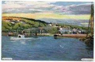 Hafeneinfahrt von Sassnitz auf Rügen
