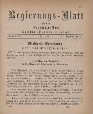 Nr. 36 : 31. Dezember 1875
