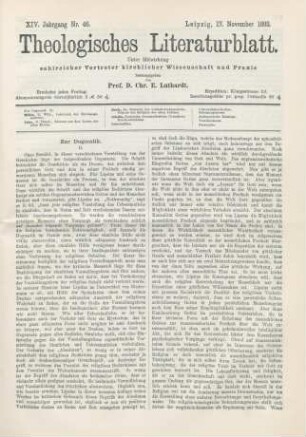 535-537 Zur Dogmatik