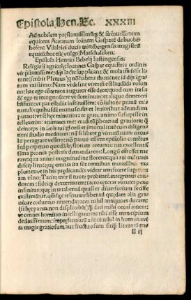 Epistola Henrici Bebelii Iustingensis.