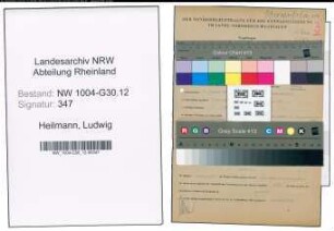 Entnazifizierung Ludwig Heilmann , geb. 06.01.1897 (Prokurist)