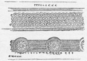 "Diadem aus Fragmenten: Flechtband, Rosetten"