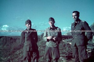 Wehrmachtssoldaten an der Ostfront
