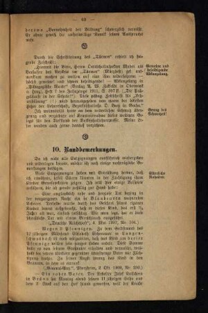 10. Randbemerkungen