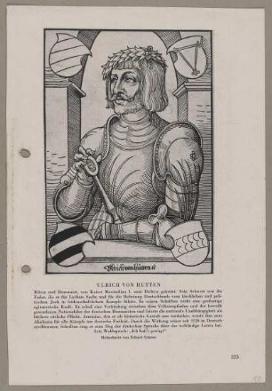 Bildnis des Ulrich von Hutten