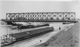 Dortmund-Ems-Kanal (DEK), Schiffahrter-Damm-Brücke, Stahlfachwerk