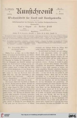 Heft 17 (31. Januar 1889)