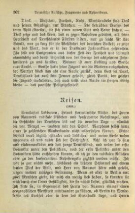 Reisen. (1836.)