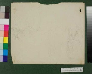 Skizze zu Umrisse zu Wilhelm Tell, Akt 3, Szene 3