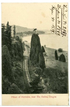 Oregon. Pillars of Hercules, near the Dalles