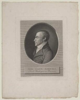 Bildnis des Joh. Casp. Haefeli