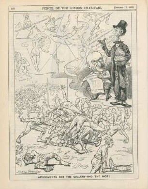 Amusements for the gallery . and the mob