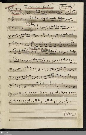 626. Aria: Talor sei venti fischiano / Salieri, A.