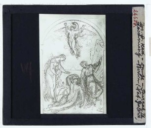 Koch, Dante, Purgatorio IX (Zeichnung) (Berlin, NG)