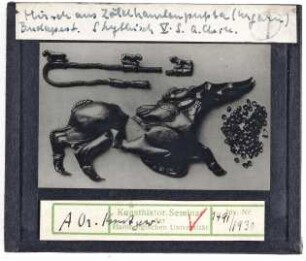 Hirschfigur, skythisch, 5. Jhd. v. Chr., Budapest