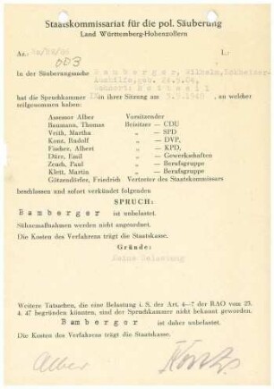 Bamberger, Wilhelm