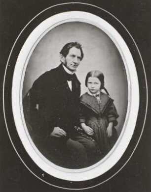 Vater und Tochter : Aufn. um 1850/1855