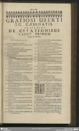 Caput Primum. Quid sit Citatio