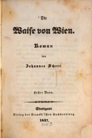 Die Waise von Wien, 1