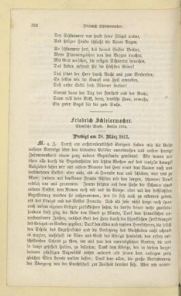 Friedrich Schleiermacher