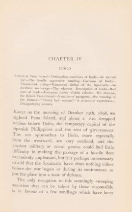 Chapter IV. Iloilo