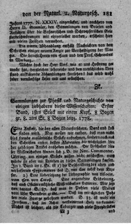Sammlungen zur Physik und Naturgeschichte. Bd.1.,St.1.2.