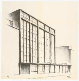 BBC (Brown, Boveri & Cie), Hamburg Verwaltungsgebäude: Fassade A