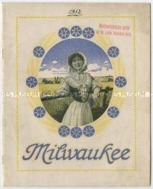 Getreideerntemaschinen der Milwoukee (Harvester Company) in USA