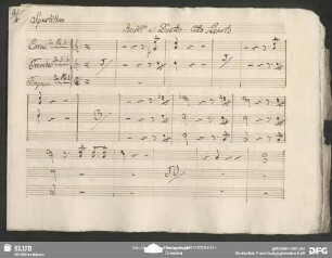 Recitativo e Duetto (cor, tr, timp)