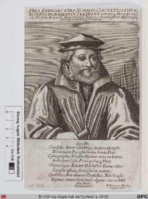 Bildnis Johannes Sleidanus (eig. Johann Philippi)