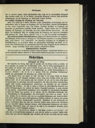 Nachahmenswertes Vorgehen