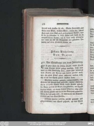 Zehnte Abtheilung Vom Braten