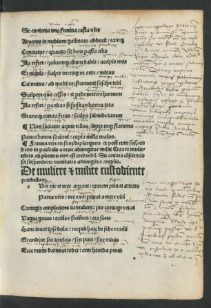 De muliere et milite custodiente patibulum.