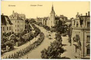 Grimma. Leipziger Straße
