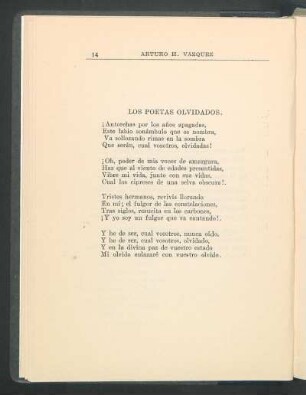 Los poetas olvidados.