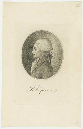 Bildnis des Robespierre