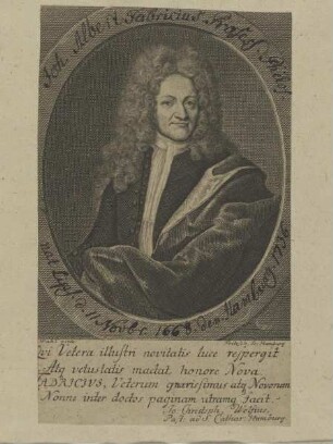 Bildnis des Johann Albert Fabricius