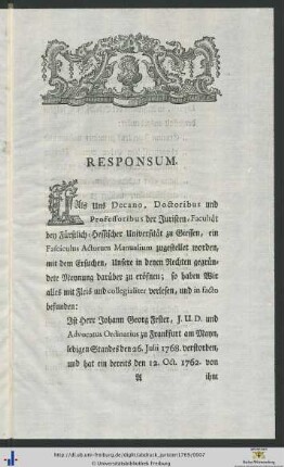 Responsum