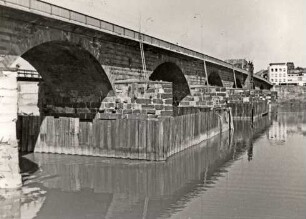 Römerbrücke in Trier/Mosel