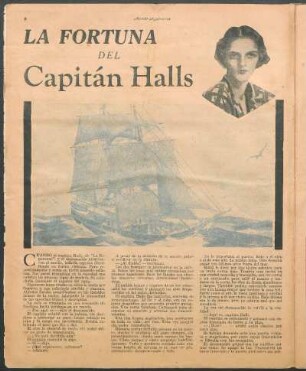 La fortuna del capitán Halls : Cuento por Félix M. Pelayo