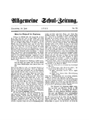 Ueber den Zweck der Erziehung