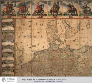 Totius Germaniae Accuratissima Tabula Amstelodami Sumptibus N. I. Piscatoris [Nicolaes Visscher]