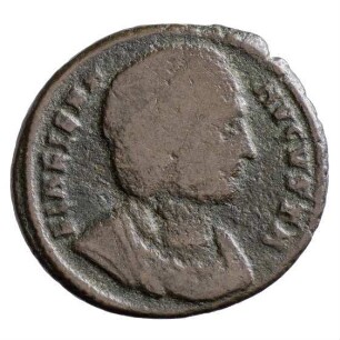 Münze, Follis, Aes 3, 325 - 326 n. Chr.