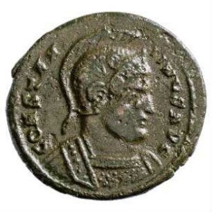 Münze, Follis, Aes 3, 321 n. Chr.