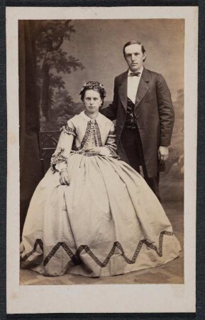 Doppelporträt : Doppelporträt. Visitfoto