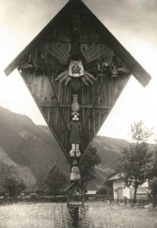Ostalpen. Maishofen bei Zell am See. Marterl